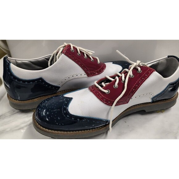 RARE Footjoy 1857 Mens Golf Shoes Exclusive Classics Size 8 - Picture 5 of 10